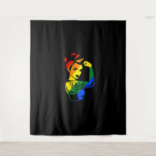 Rainbow Pride LGBT T-Shirt Tapestry