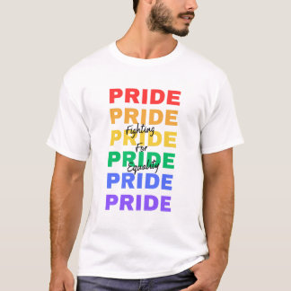 Rainbow Pride LGBTQ Fight for Equality T-Shirt