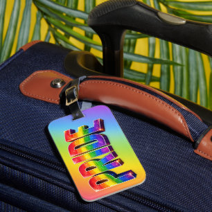 Rainbow PRIDE LGBTQIA+ Community Luggage Tag