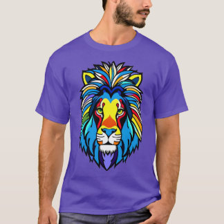 Rainbow Pride Lion 13 T-Shirt
