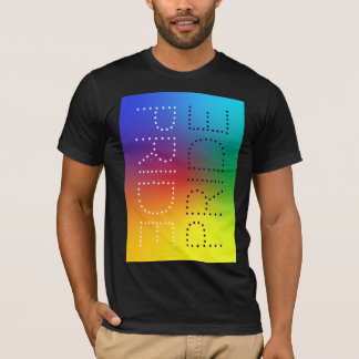 Rainbow Pride Love Chic Typography Customised T-Shirt