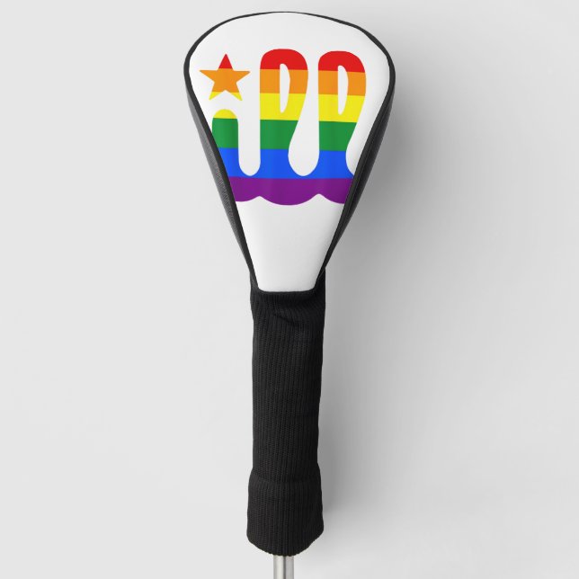 Rainbow Pride Love ill Philadelphia Philly Gay Pri Golf Head Cover (Front)