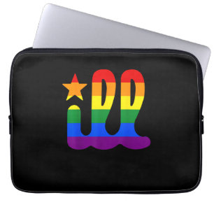 Rainbow Pride Love ill Philadelphia Philly Gay Pri Laptop Sleeve
