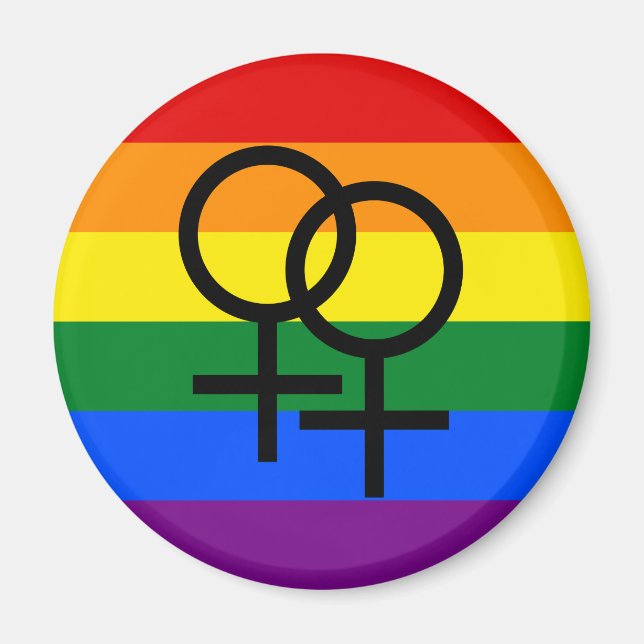 Rainbow Pride Magnet (Front)