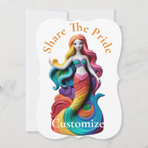 Rainbow Pride Mermaid Thunder_Cove Card
