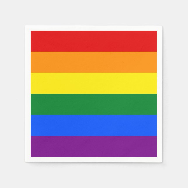 Rainbow Pride Napkin (Front)