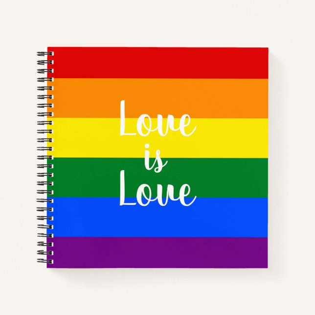 Rainbow pride - notebook (Front)