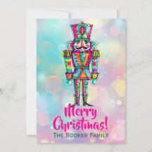 Rainbow Pride Pink Nutcracker Christmas