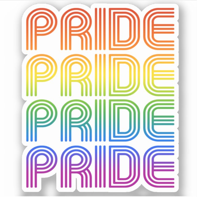 Rainbow Pride Retro (Front)