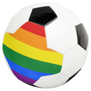 Rainbow Pride Soccer Ball