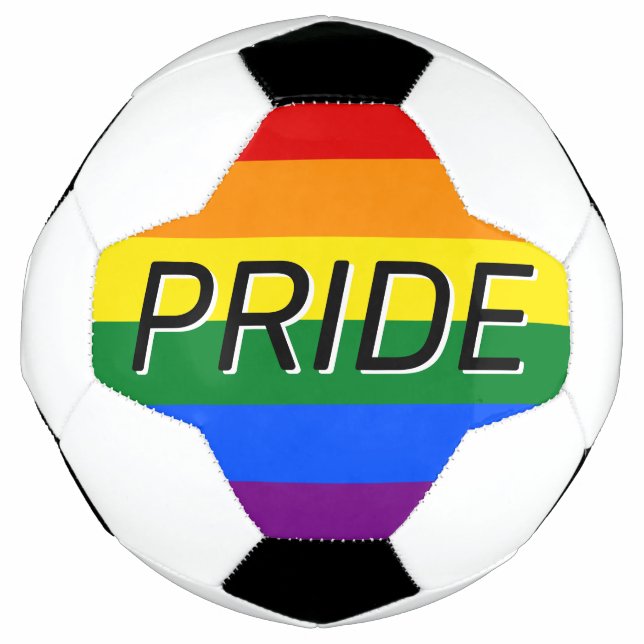 Rainbow Pride Soccer Ball (Front)