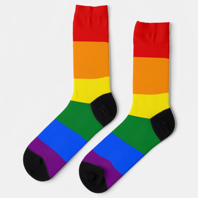Rainbow Pride Socks (Left)