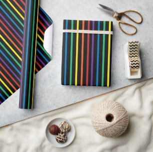 Rainbow Pride Stripe Wrapping Paper