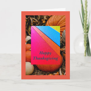 Rainbow Pride Thanksgiving Card