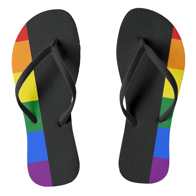 Rainbow Pride Thongs (Footbed)