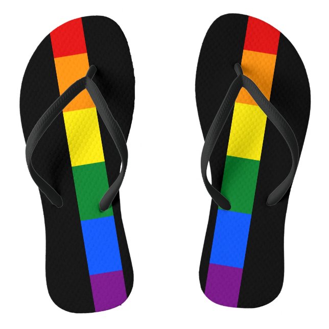 Rainbow Pride Thongs (Footbed)
