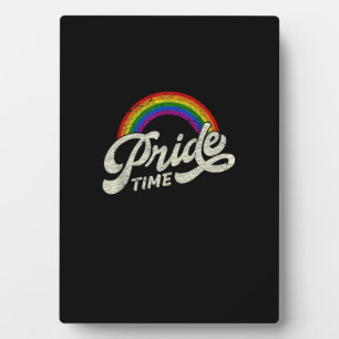 Rainbow, Pride Time, LGBT Tank Top Plaque