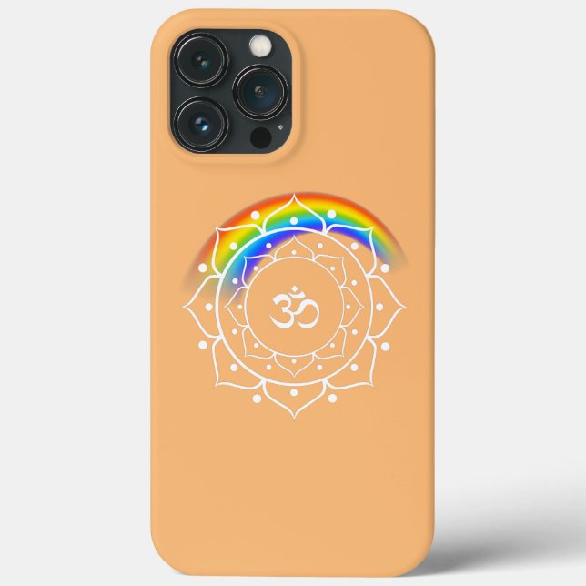 Rainbow Pride Yoga  Case-Mate iPhone Case (Back)