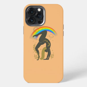 Rainbow Pride Yoga  iPhone 13 Pro Max Case