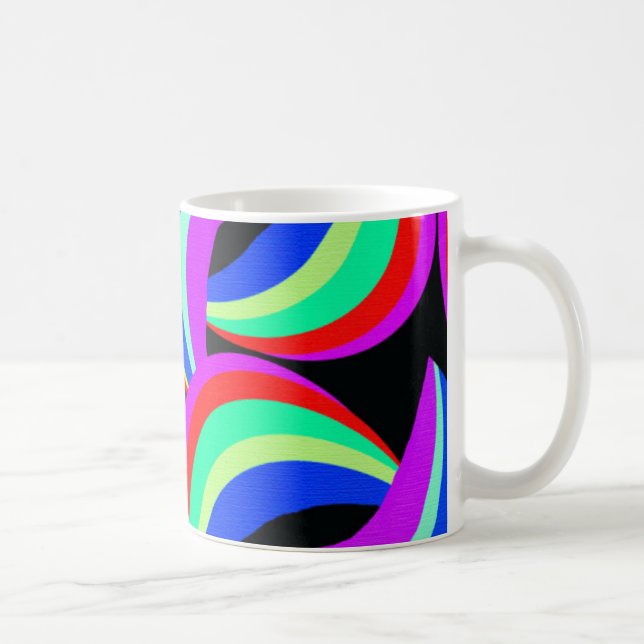 Rainbow Print Coffee Mug (Right)
