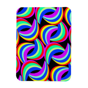 Rainbow Print Magnet