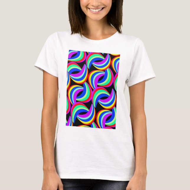 Rainbow Print T-Shirt (Front)