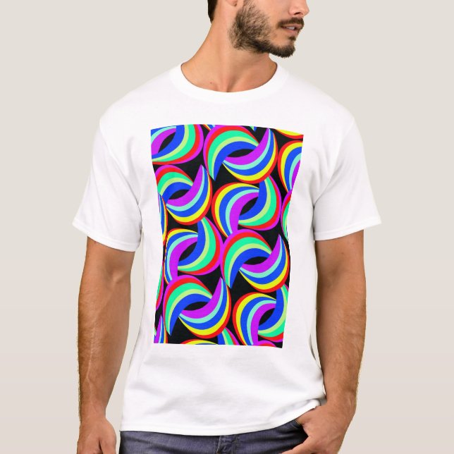 Rainbow Print T-Shirt (Front)