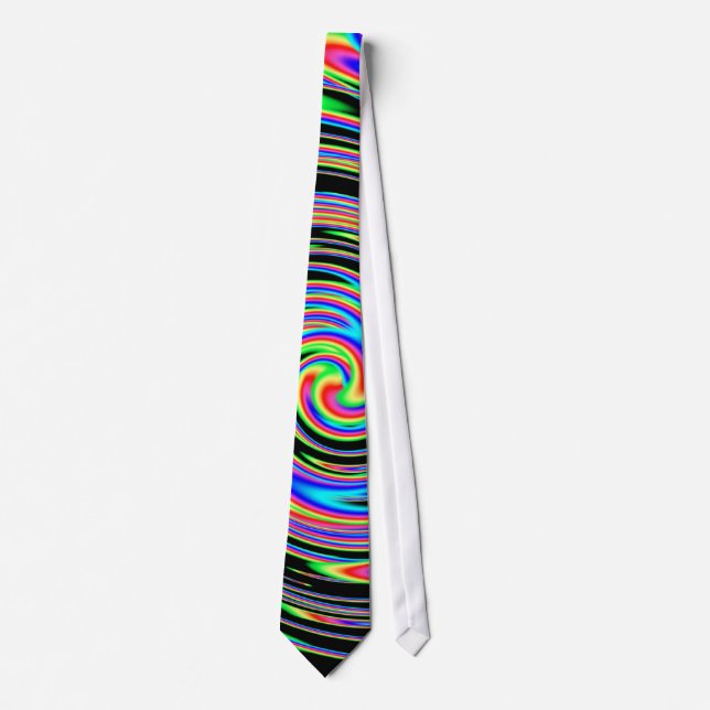 rainbow psychedelia 2 tie (Front)