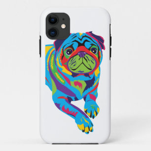 Rainbow Pug iPhone 11 Case