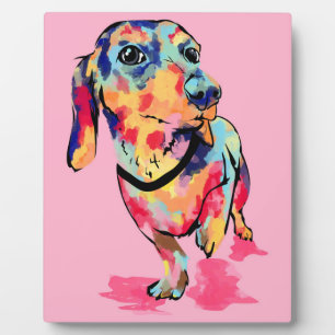 Rainbow Pup Plaque