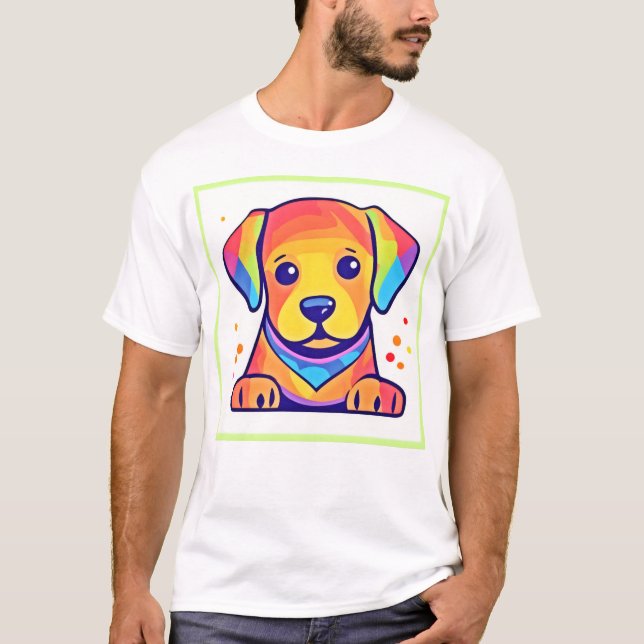 Rainbow Puppy Love T-Shirt (Front)