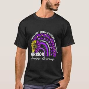 Rainbow Purple Ribbon Overdose Awareness T-Shirt