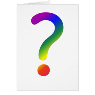 Rainbow question mark
