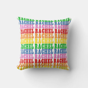 Rainbow Rachel Cushion