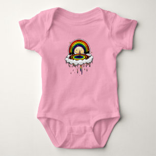 Rainbow Rain Baby Bodysuit