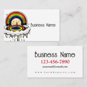 Rainbow Rain Business Card