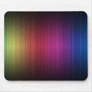 Rainbow rain customisable mousepad - add own text