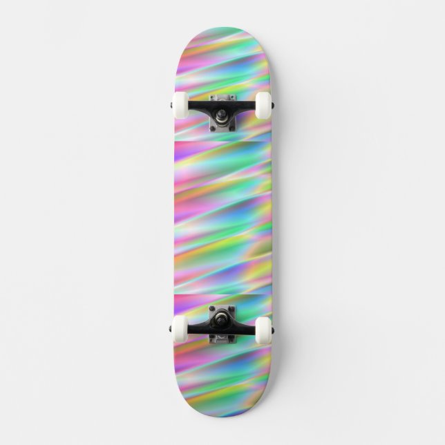 Rainbow Rain Skateboard (Front)