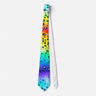 Rainbow Raindrops Tie