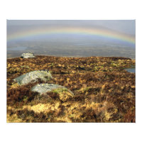 Rainbow Rannoch Moor Postcard Poster Photo Block C