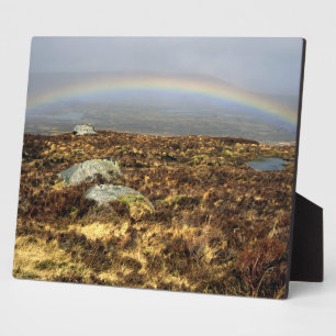 Rainbow Rannoch Moor Postcard Poster Plaque
