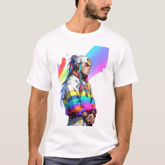 Rainbow Rapper Vibes T-Shirt