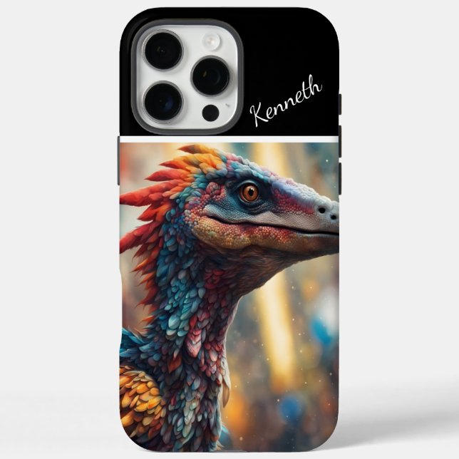 Rainbow Raptor's Gaze Case-Mate iPhone Case (Back)