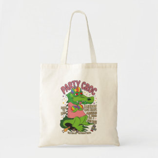 Rainbow Rave Swamp Party Tote Bag