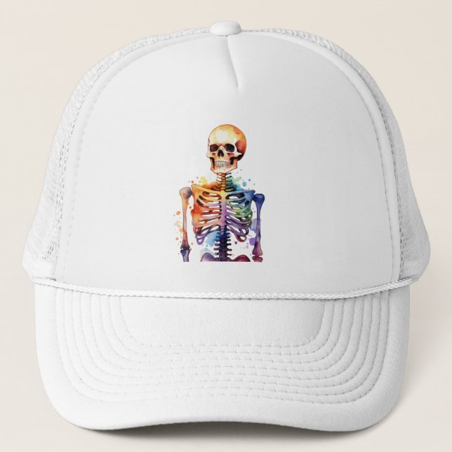 Rainbow Reaper Trucker Hat (Front)