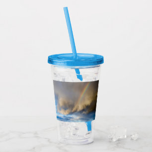 rainbow rebellion acrylic tumbler