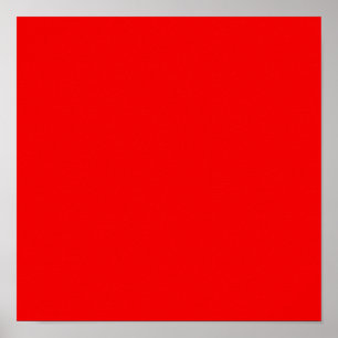 Rainbow Red Poster