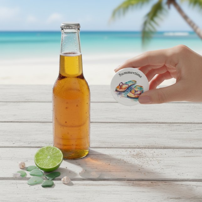 Rainbow Reef Flip Flops, custom Bottle Opener (Creator Uploaded)