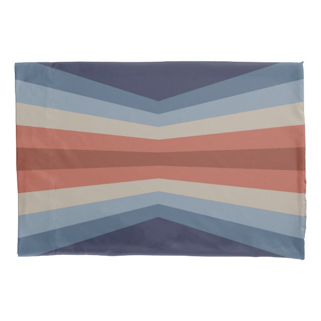 Rainbow reflection in retro style pillowcase (Front)