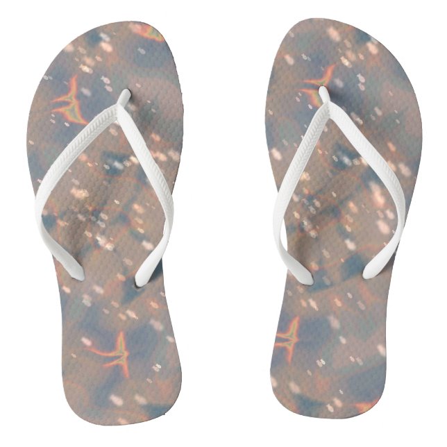 Rainbow Reflection Thongs (Footbed)